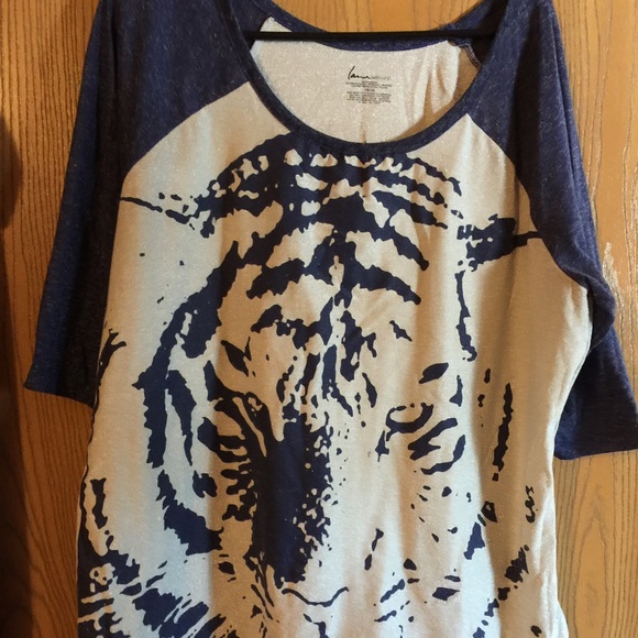 Lane Bryant Baseball style tee.