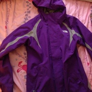 A north face rain jacket