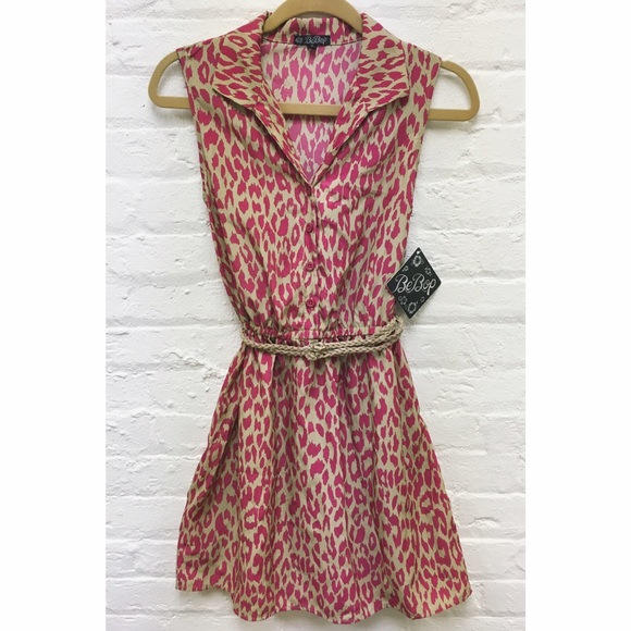 BeBop Dresses & Skirts - 🆕Pink Leopard Print Dress