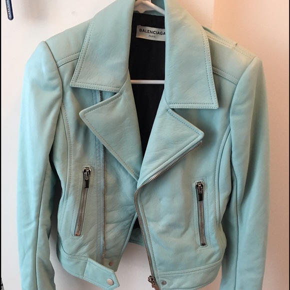 Balenciaga Jackets & Blazers - NWT Balenciaga Leather Motorcycle Jacket