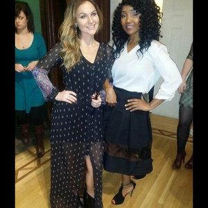 Long flowing maxi dress