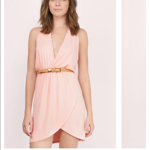 Tobi Analeigh Halter Tulip Dress