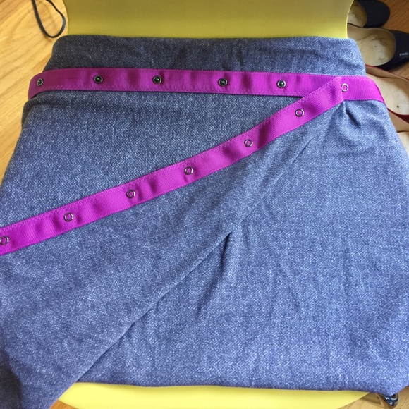 Lululemon vinyasa scarf in purple herringbone