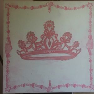 A princess crown painted by jones segarra