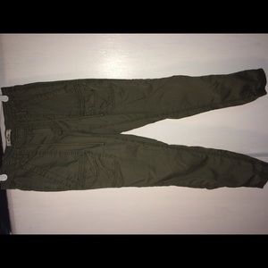 Hollister Olive Green Cargo Joggers