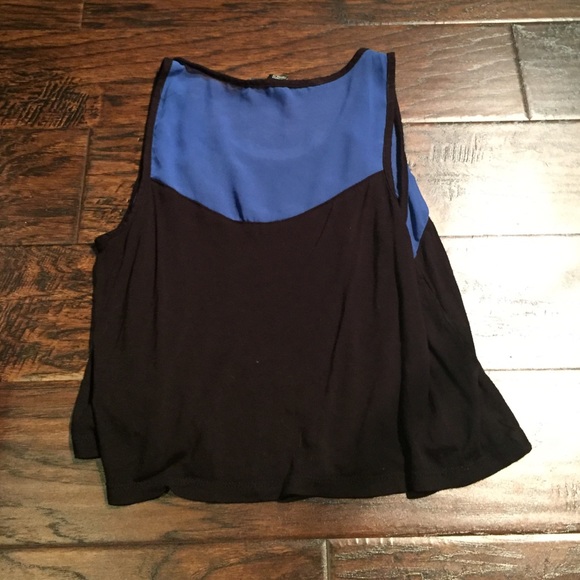 Black and blue tank for Forever 21 - Picture 2 of 3