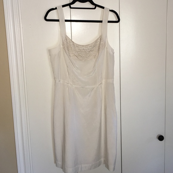 Gorgeous, ivory, Banana Republic dress