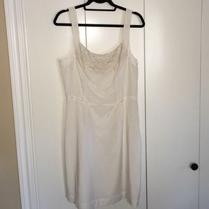 Gorgeous, ivory, Banana Republic dress