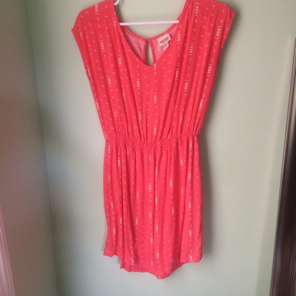 Casual Pink Patterned Dress