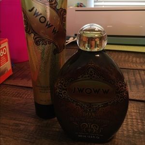 JWOWW tanning bronzer and shimmer body lotion
