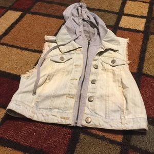 Light Blue Jean Vest