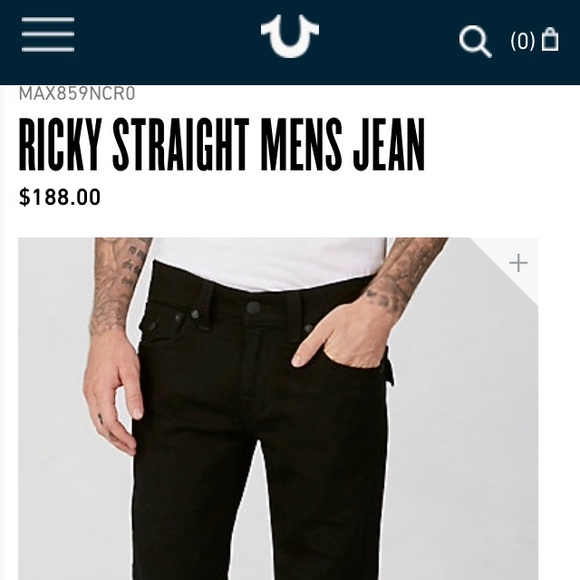 TRUE RELIGION Ricky Straight Men's Jeans