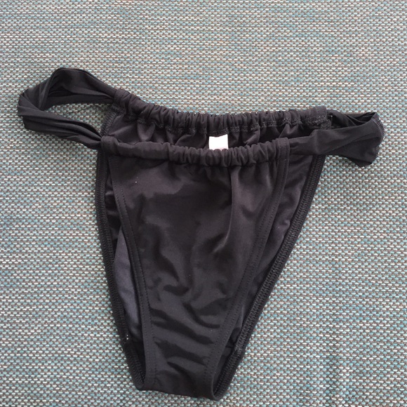 Black bikini bottoms