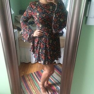 Floral Bell Sleeve Dress
