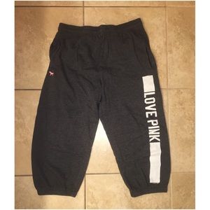 Victoria's Secret PINK Cropped Sweatpants