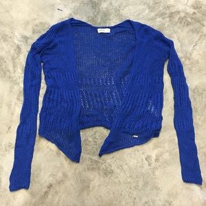 Knit Hollister Royal Blue Cardigan