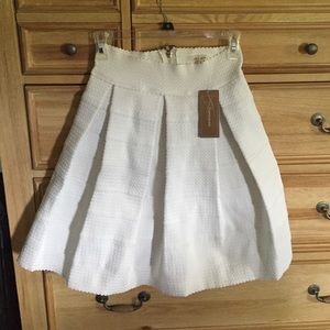 White skirt