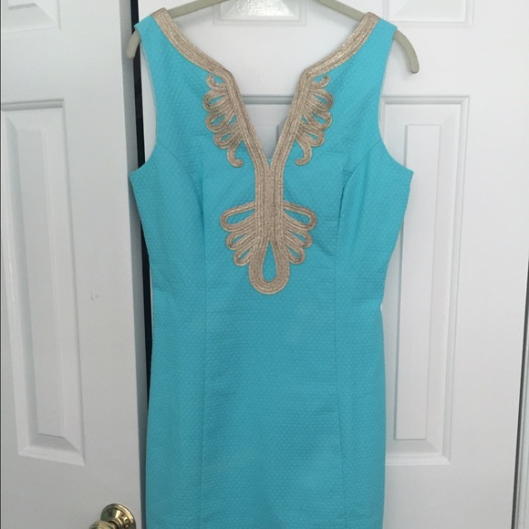 SOLD. Lilly Pulitzer Janice Shift Shorely Blue