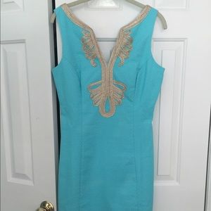 SOLD. Lilly Pulitzer Janice Shift Shorely Blue