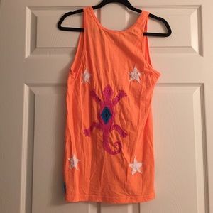 Recycled hand made tank top