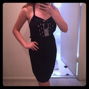 Very flattering black dress