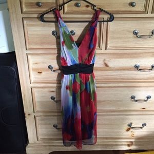 Dress - multi floral color