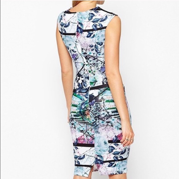 Printed floral lace dress - Picture 3 of 3