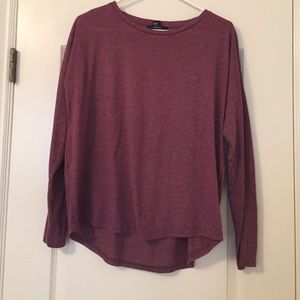 Long sleeve purple shirt
