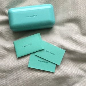 Tiffany sunglasses box + authenticity card