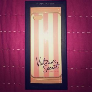 pink/white Victoria's Secret iPhone 5/5s case