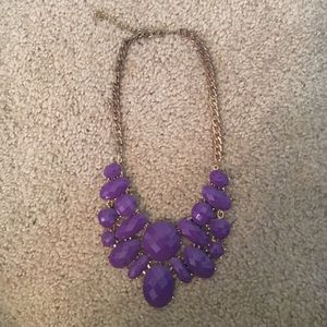 Purple bubble necklace