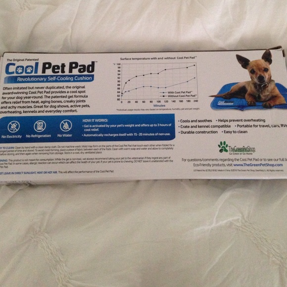 Cooling pet pad - SZ S for dogs/cats up to 15lbs - Picture 4 of 4