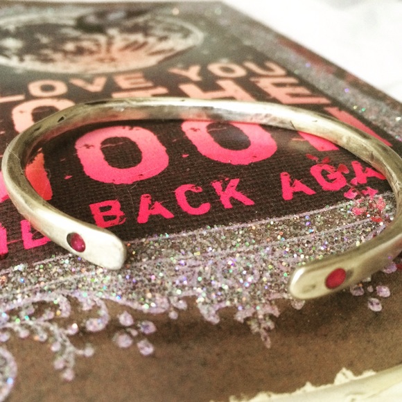 Rock & Soul Jewels Jewelry - Rock & Soul Jewels silver bracelet with rubies