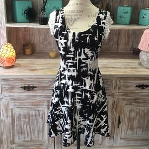 NWOT "Sketches" skater dress