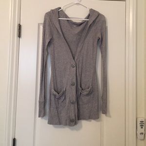 Grey cardigan