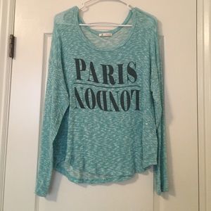 Paris/ London long sleeve shirt