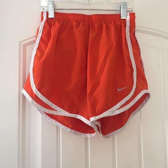 Orange Nike shorts