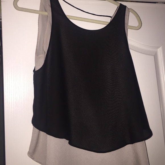 Double layer black and grey shirt/ size m