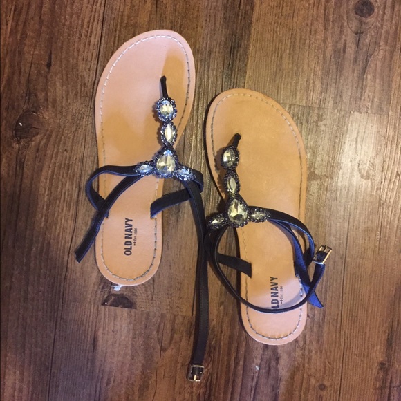 Navy Sandals