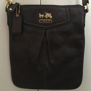 Brown leather Coach Crossbody
