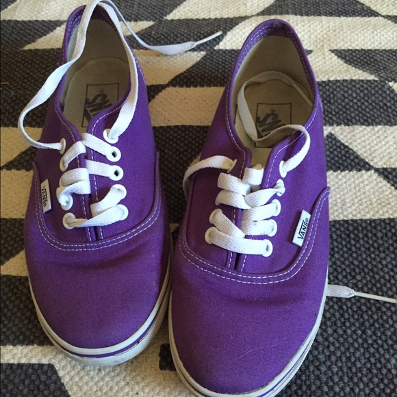Purple Vans! Women size 7.5 Men size 6