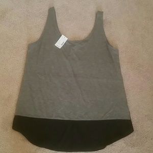 Black & grey tank top