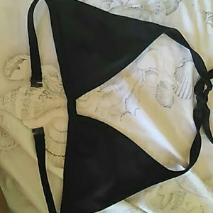 Black bathing suit top