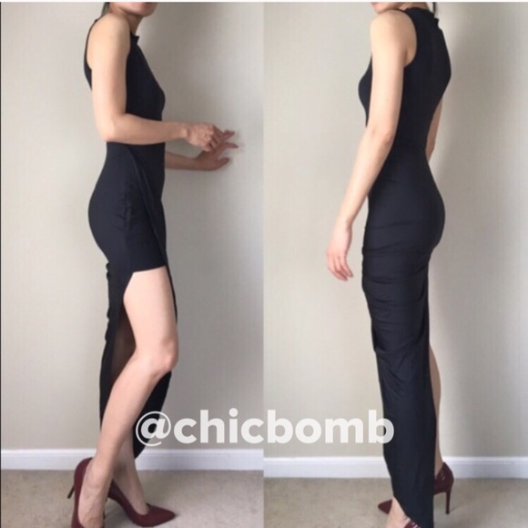 High cut sexy long dress Lv - Picture 3 of 3