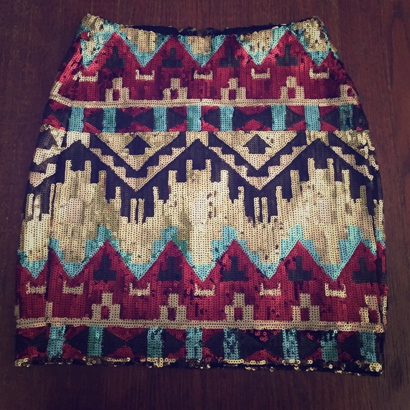 Sequin skirt