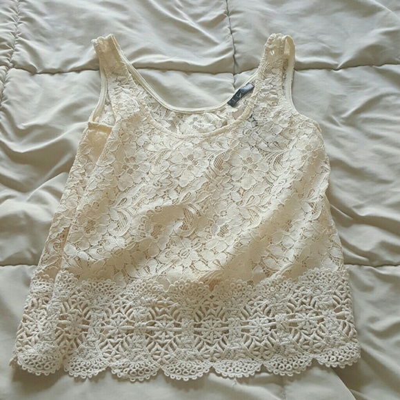 Lace tank