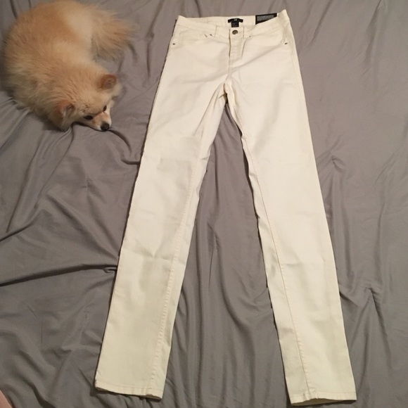 High waist skinny jeans