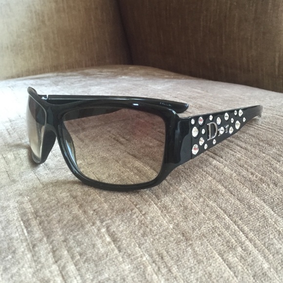 dior rhinestone sunglasses