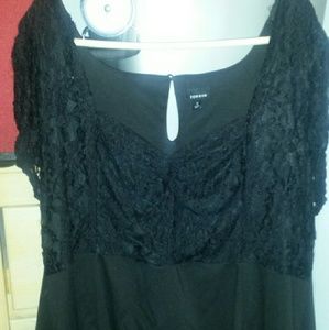 Torrid lace skater dress sz5