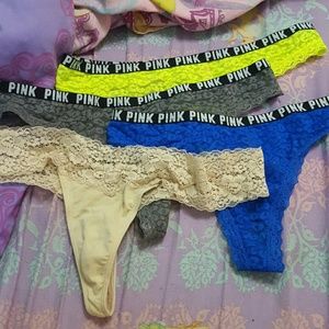 Pink thong bundle